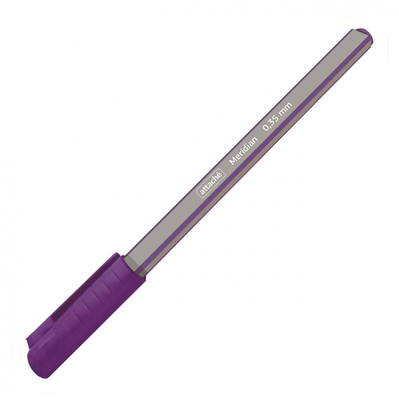 Ручка шариковая Attache Meridian, 0,35мм, фиолет.корпус 1197263