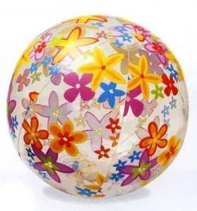 Мяч надувной цветной 51 см "Узоры. Lively Print Balls" Intex 59040NP