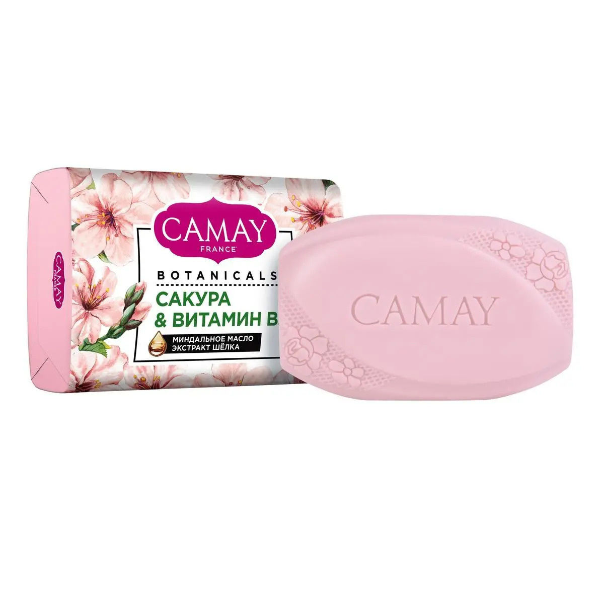 CAMAY Мыло туалетное Botanicals Японская Сакура 85г 6221155115232
