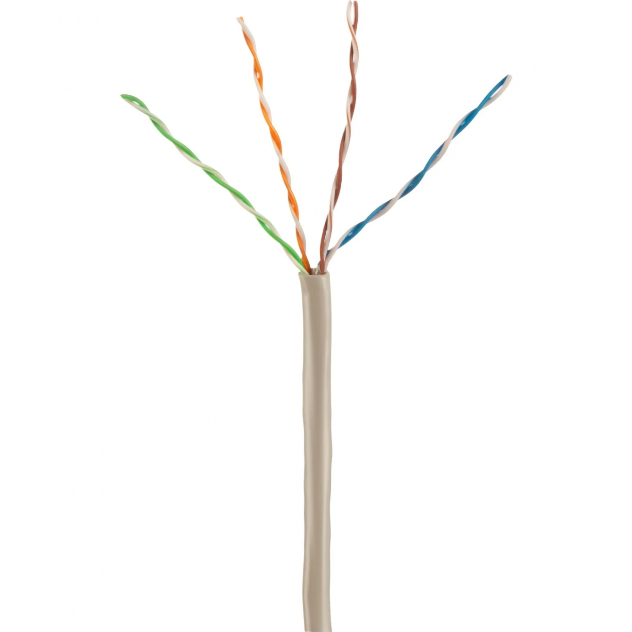 Кабель BigTech BT-CECR-001 медь UTP 4 пары, кат.5e AWG25 PVC 305м сер 2208473