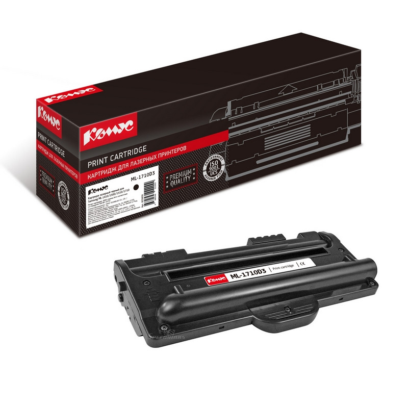Картридж лазерный Комус ML-1710D3 чер. для Samsung 855850