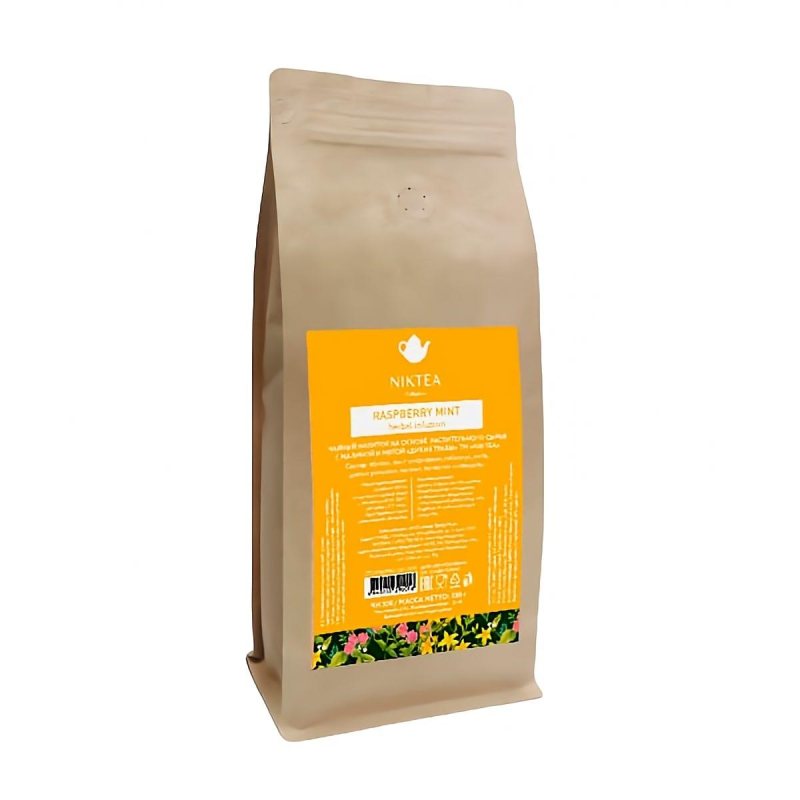 Чай Niktea Raspberry Mint(Фруктовые травы) травяной, 250г ЧН520 1758366 TNIKTE-L00022