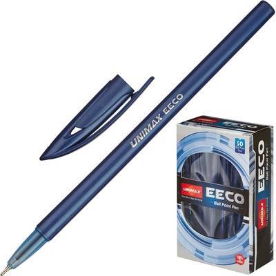 Ручка шариковая неавтоматическая Unimax EECO 0,7мм, син, масл, неавтомат 722462
