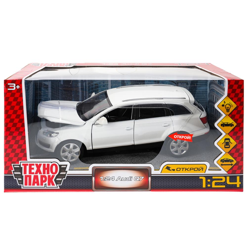 Машина металлическая свет-звук Ауди Q7, 20 см. капот, Технопарк 68249A