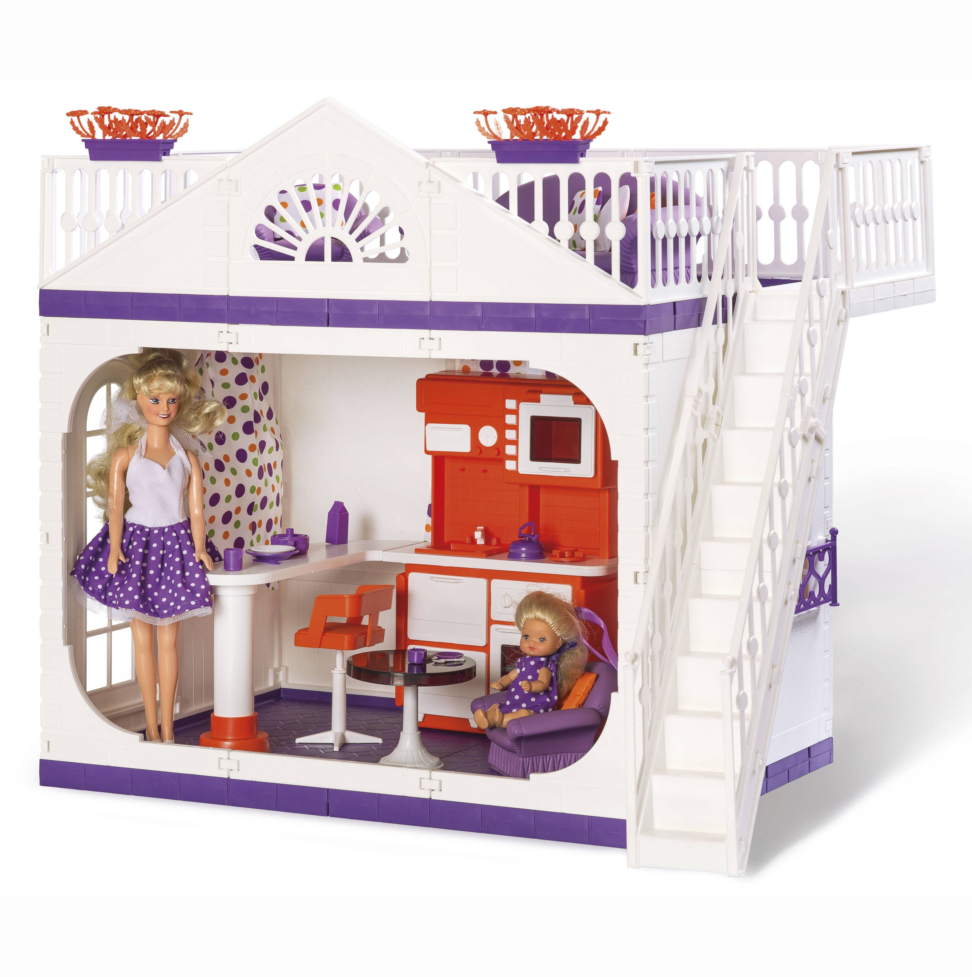 Кукольный дом для кукол Rainbow High - Большой домик с мебелью + 30 аксессуаров 502203