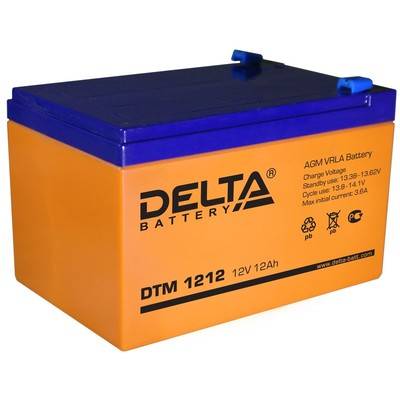 Аккумуляторная батарея Delta DTM 1212 (12V/12Ah)_D_K 705862