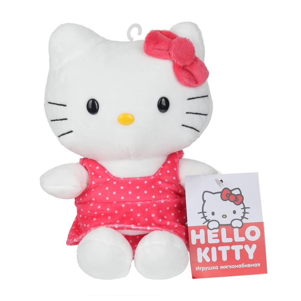 Игрушка мягкая "Хелло Китти" 17 см. в платье Мульти-пульти V125307HK-17NS-WOD
