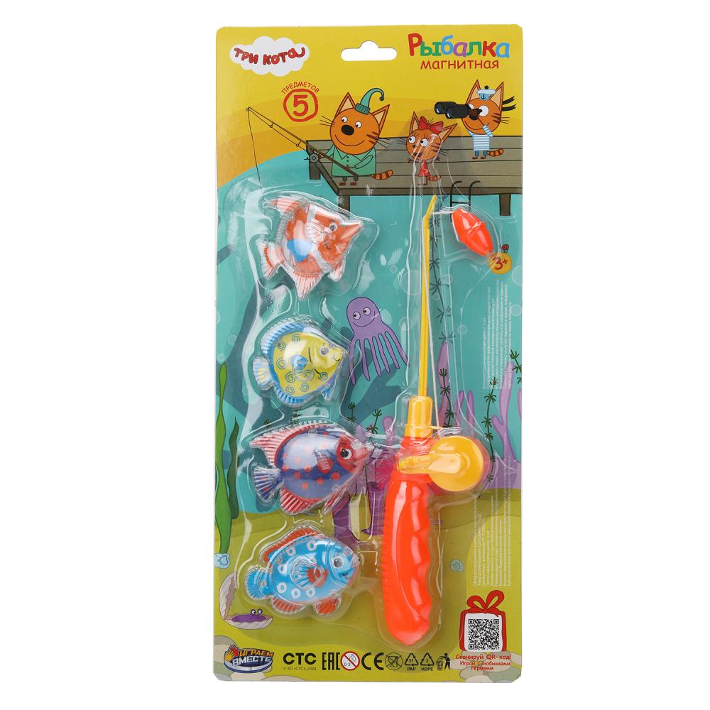 Игра рыбалка "Три Кота" магниты, 16,5х36,5х4 см. Играем Вместе B1685265-R