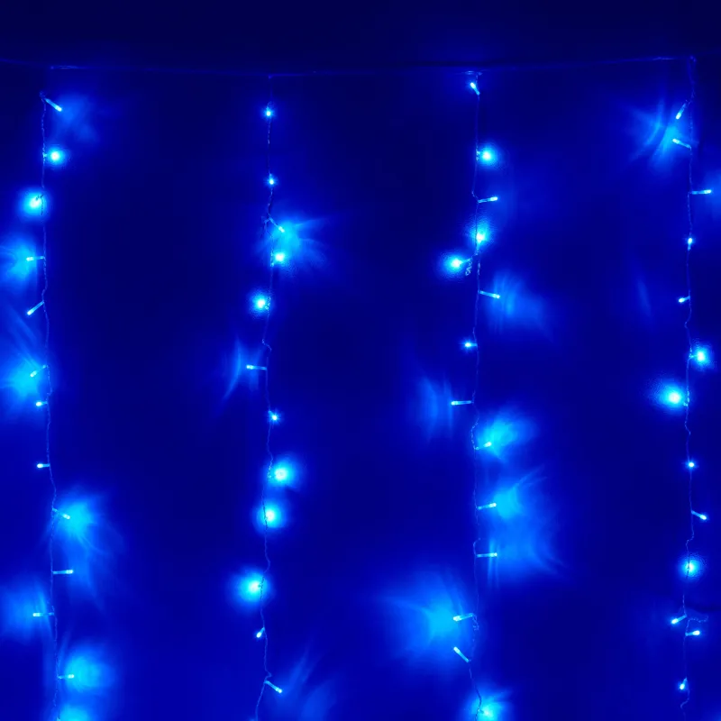 Гирлянда светодиодная занавес синий свет 480 LED (3х3м)IP65 SW-XMAXOut-0006 1823893