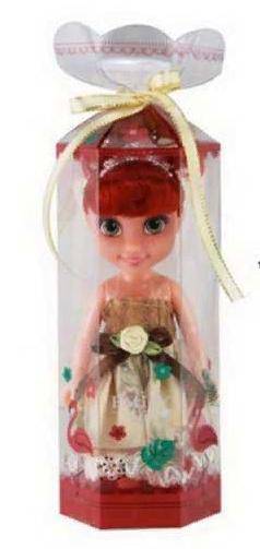 Кукла Emily мини в прозрачной коробочке (шатенка) 16,5см ABtoys QJ086