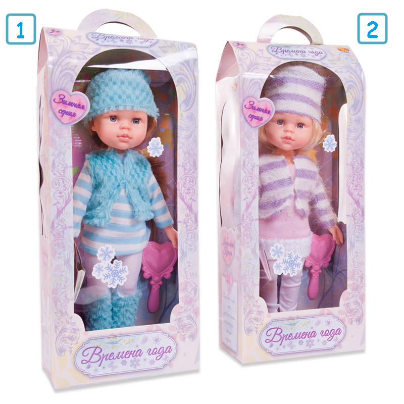Кукла "Времена года. Зима, 45 см (2 вида в асс) Abtoys PT-00487