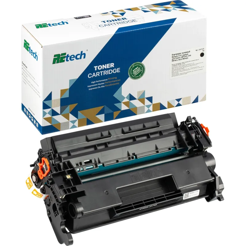 Картридж лазерный Retech 070 чер.для Canon LBP243/246 MF461/463/MF465 2167529 5639C002