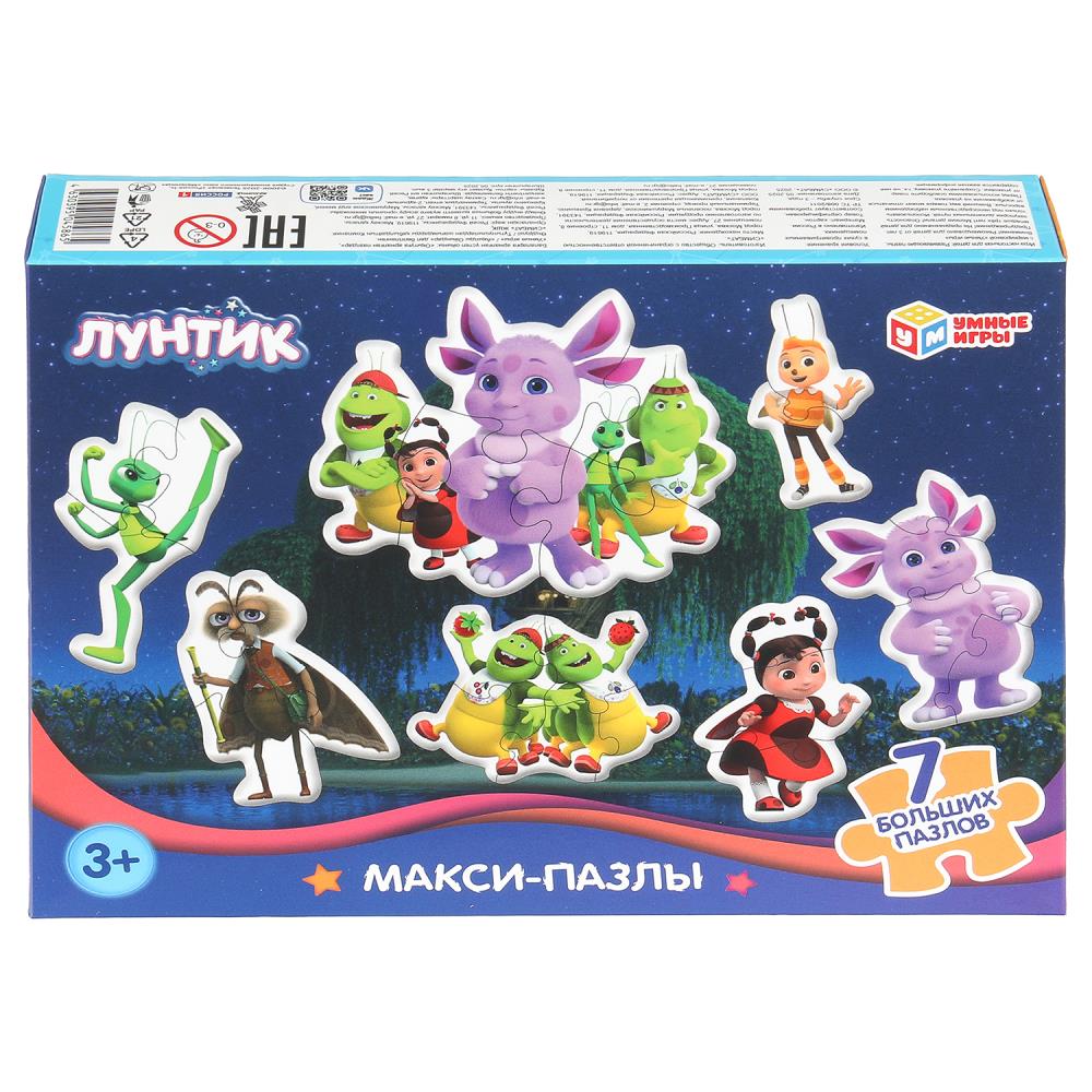 Игра-головоломка с фигурными деталями Лунтик Умные игры 4630395045865