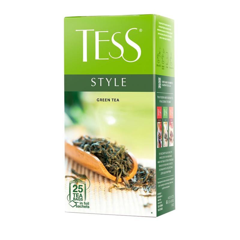 Чай TESS Стайл зеленый, 25пак 1179-10 1253279