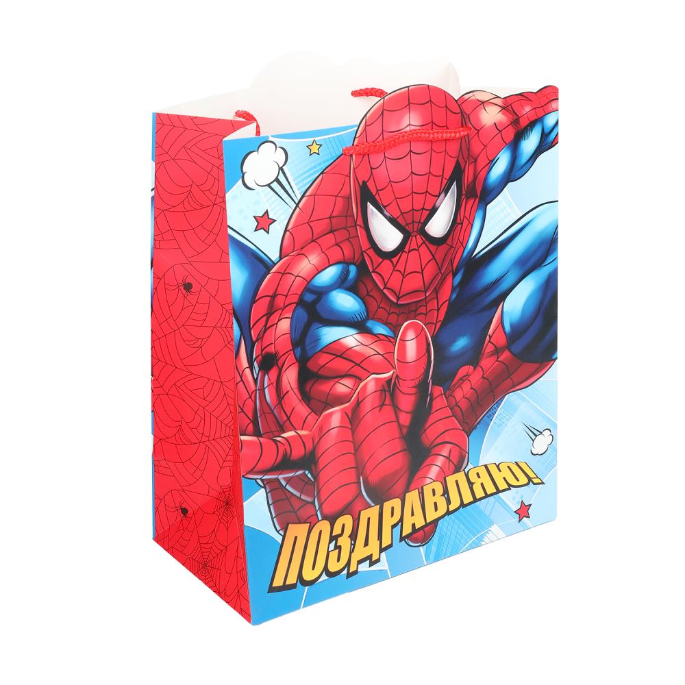 Пакет подарочный с фигурной вырубкой L, супергерой, 190 гр/м Чудо праздник PLF-112913-SM