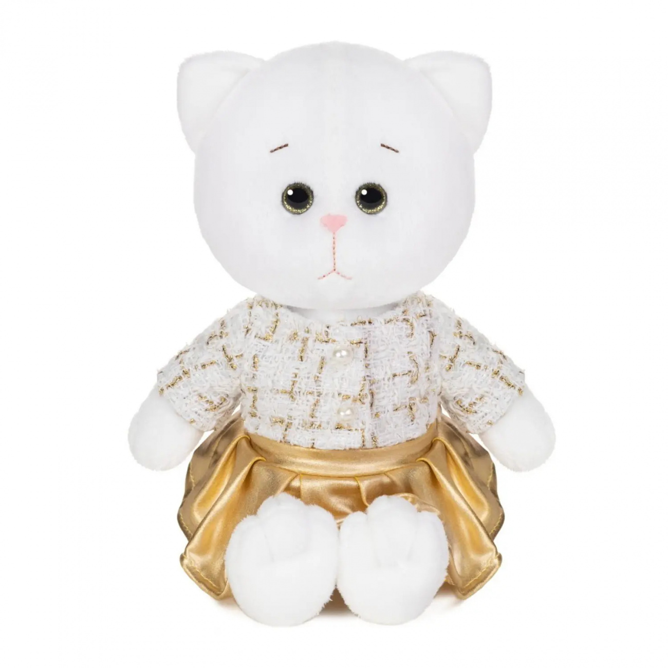 Мягкая Игрушка Колбаскин&Мышель Мышель в золотом жакете и юбочке 20см MT-MRT-КМ-03202410-20