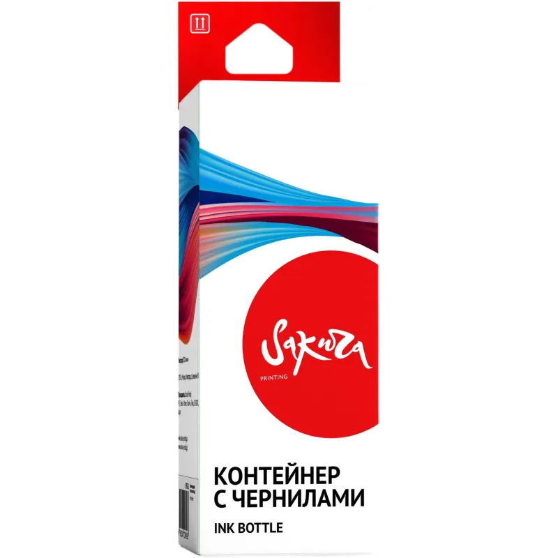 Чернила Sakura C13T09C14A (108/008 BK) чер. 70 мл. для Epson L6490/L8050 1987728 SIC13T09C14A
