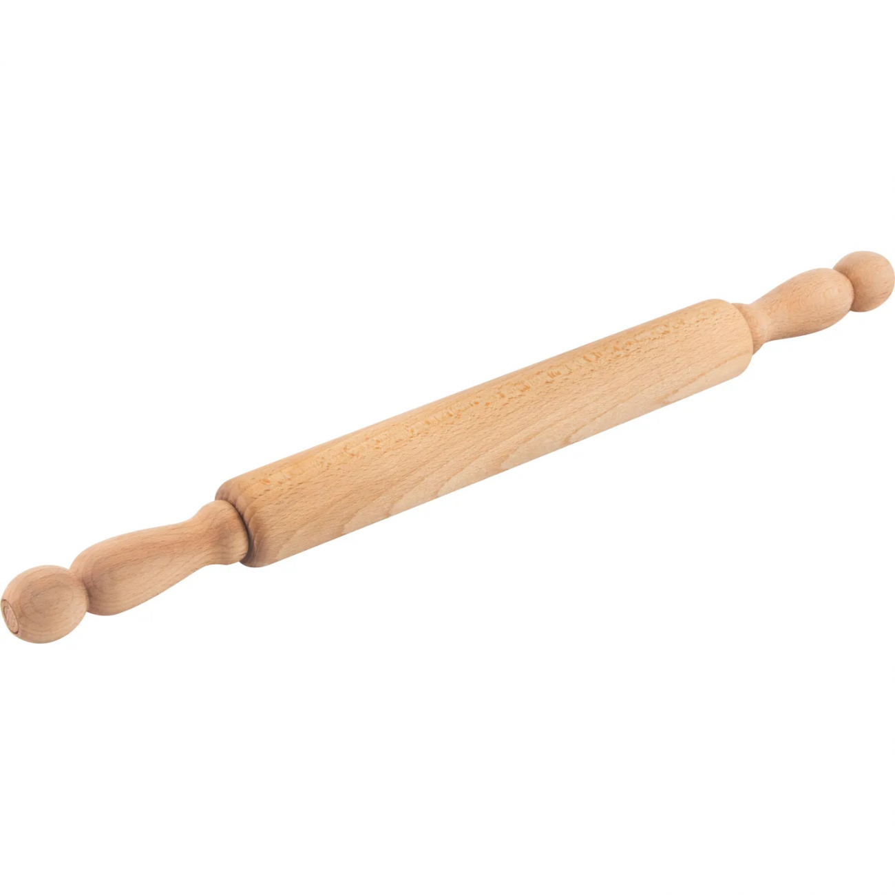 Скалка 50 см с вращающимися ручками, бук Mallony 2227028 7511