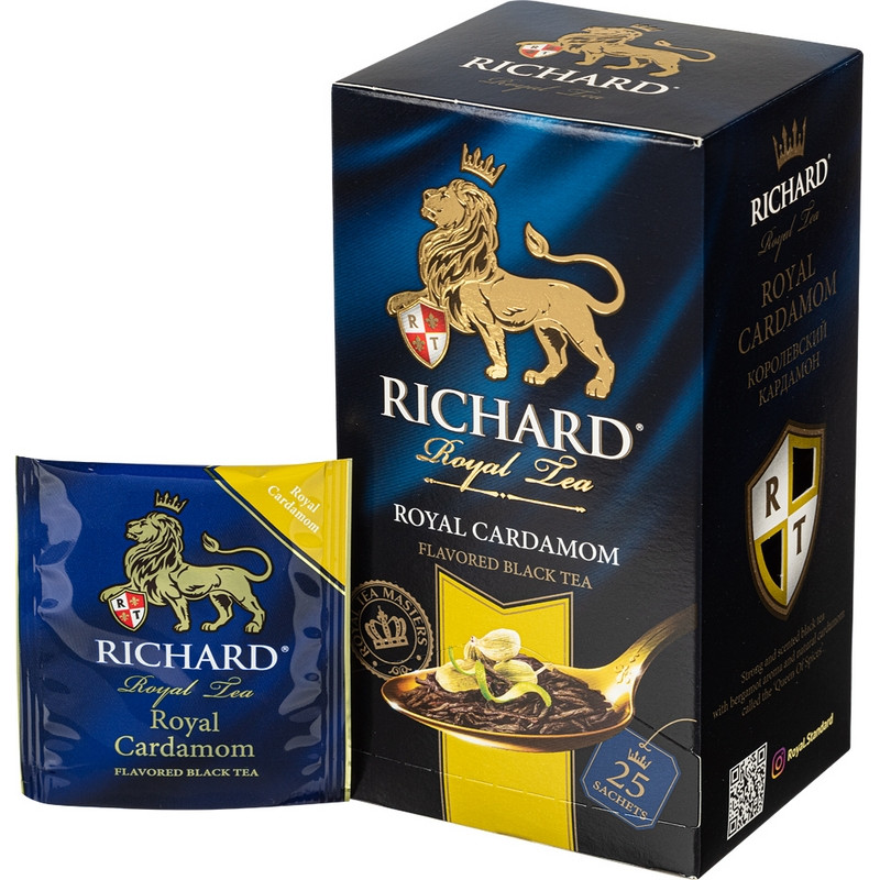 Чай Richard Royal Cardamom черн. 25 пак 12403 1058716