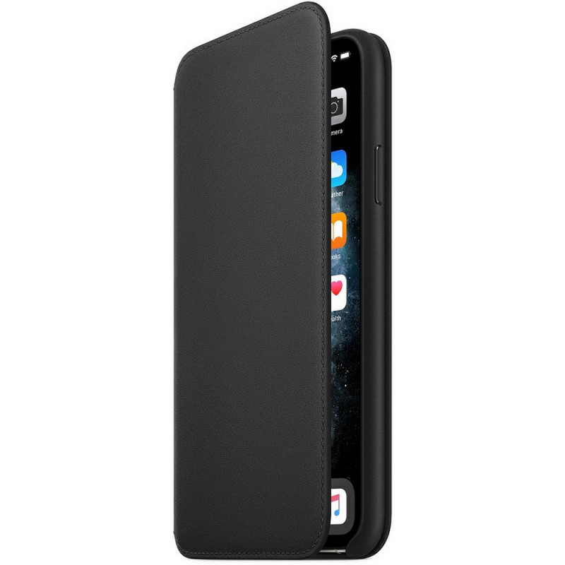 Чехол-книжка Apple Leather Folio д/iPhone 11 Pro Max, чер, MX082ZM/A 1093869
