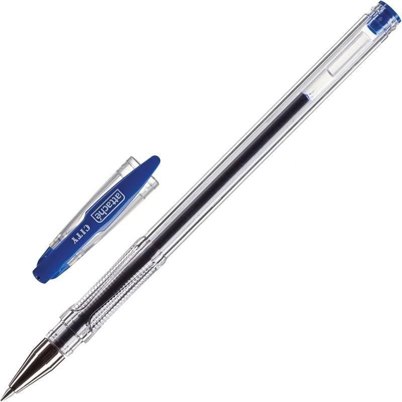 Ручка гелевая Attache City синяя (толщина линии 0.5 мм) 131237