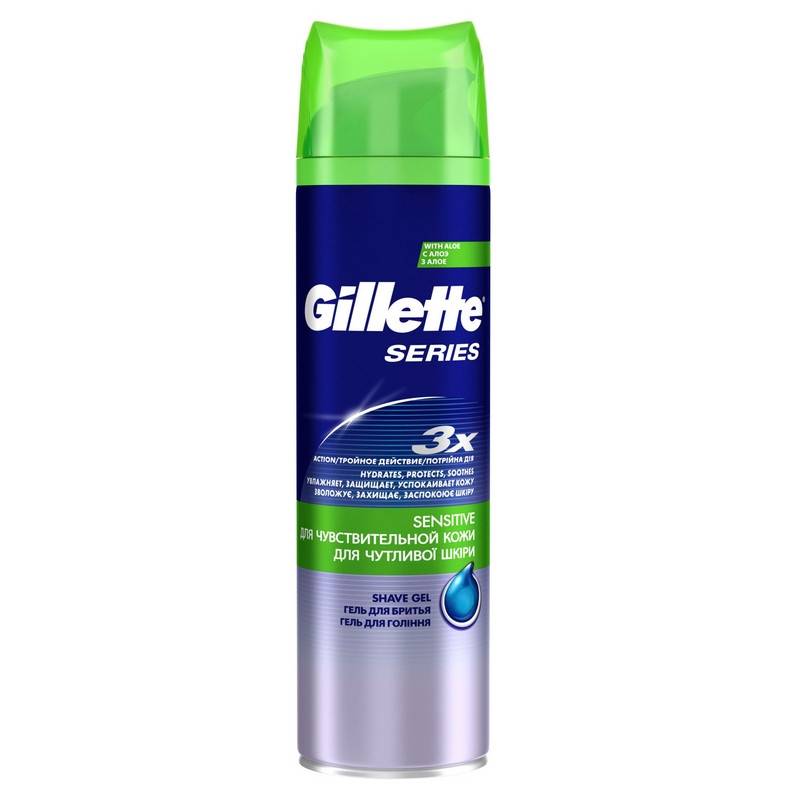 Гель для бритья Gillette Sensitive Skin 200 мл 342845