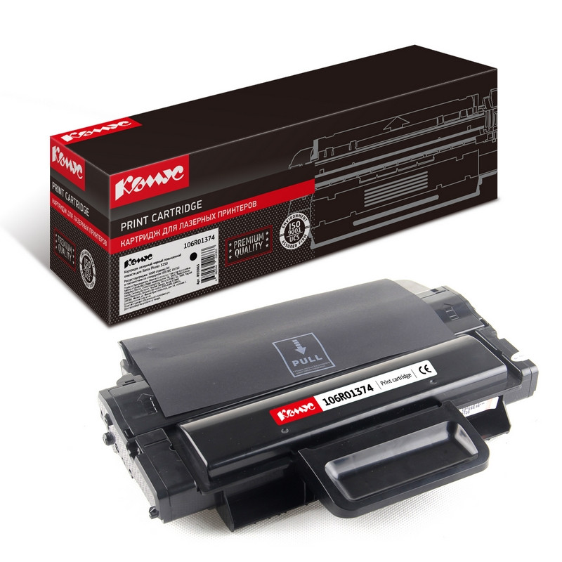 Картридж лазерный Комус 106R01374 чер. пов.емк. для Xerox Ph 3250 855965