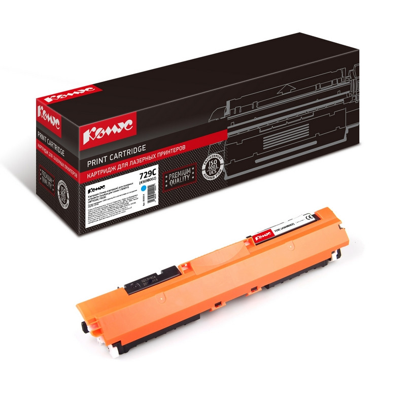 Картридж лазерный Комус 729 (4369B002) гол. для CanonLBP7010C/7018 856014 729C