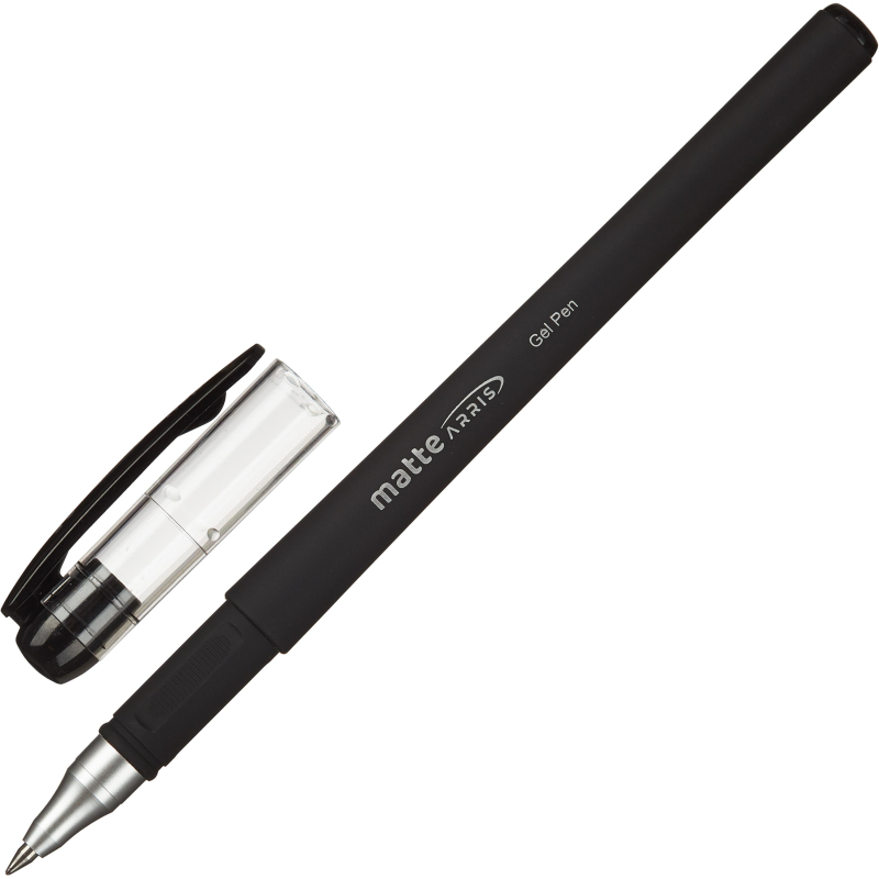 Ручка гелевая неавтомат. Deli Matte Arris шар0,5 лин0,3 черн EG64-BK 1744270