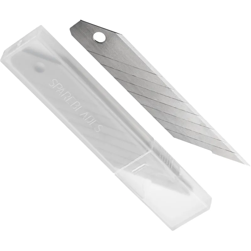 Лезвие для ножей запасное TOPFORT 18мм сегм.сталь,30град,10шт/уп 1960450 SX40T-10