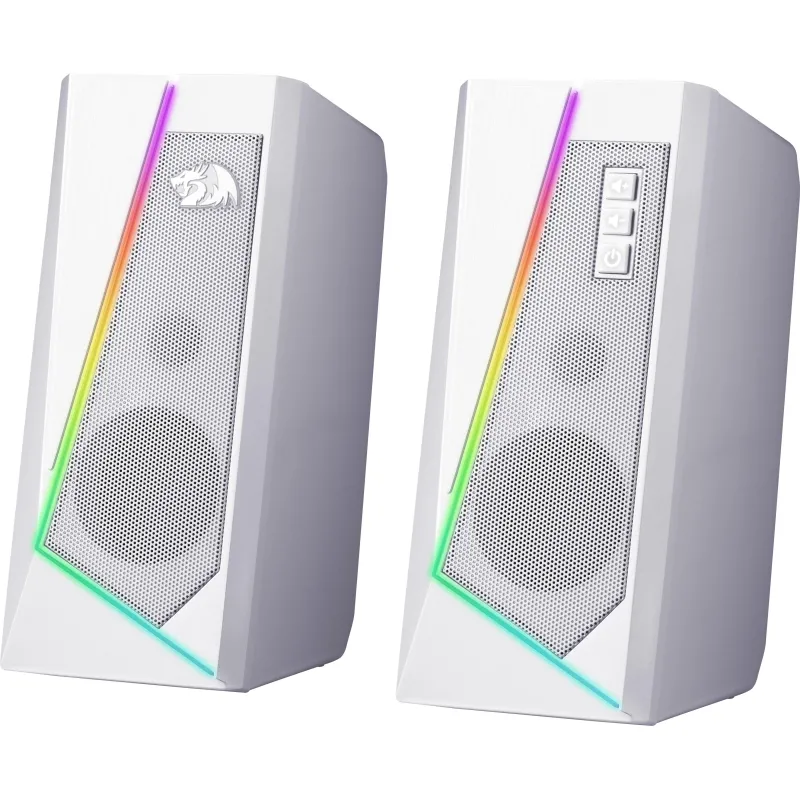 Акустическая система Redragon Anvil (71775) белый,5 Вт,RGB,USB+3.5мм 2318978