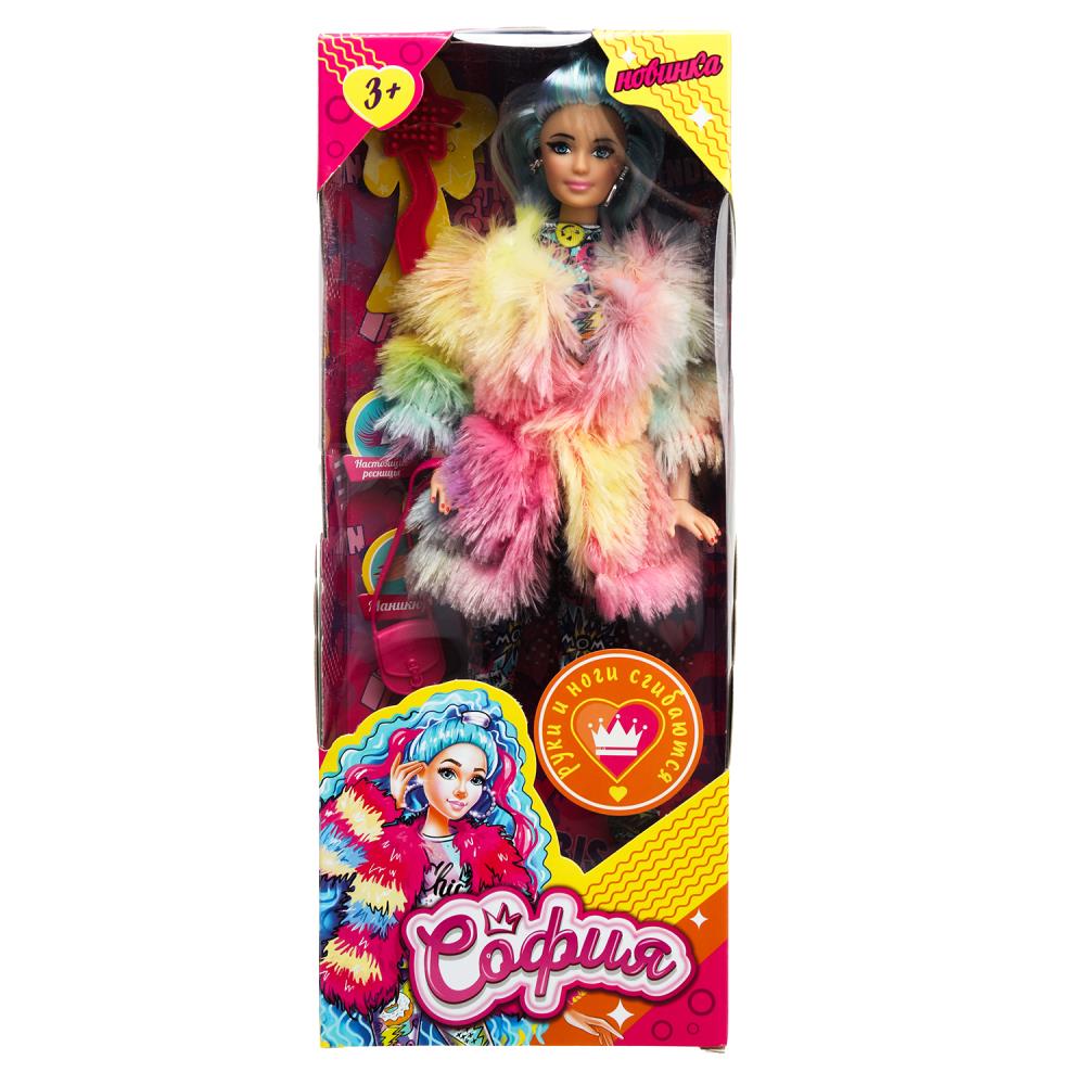 Кукла 29 см. София, руки и ноги сгибаются, ресницы, маникюр Карапуз 66001-EXTRA4-S-BB (24)