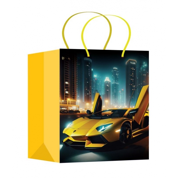 Пакет подарочный матовый, размер L, "Авто ламб" Чудо праздник PL-122070-LMB