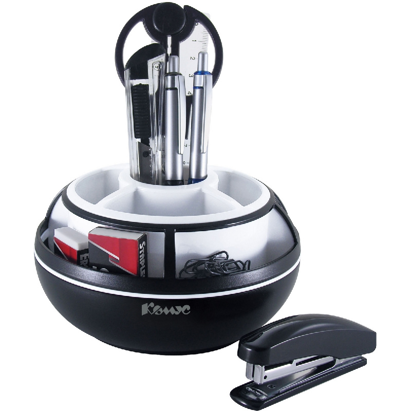 Набор настольный Комус 10 предметов черный/белый S-897 1072652