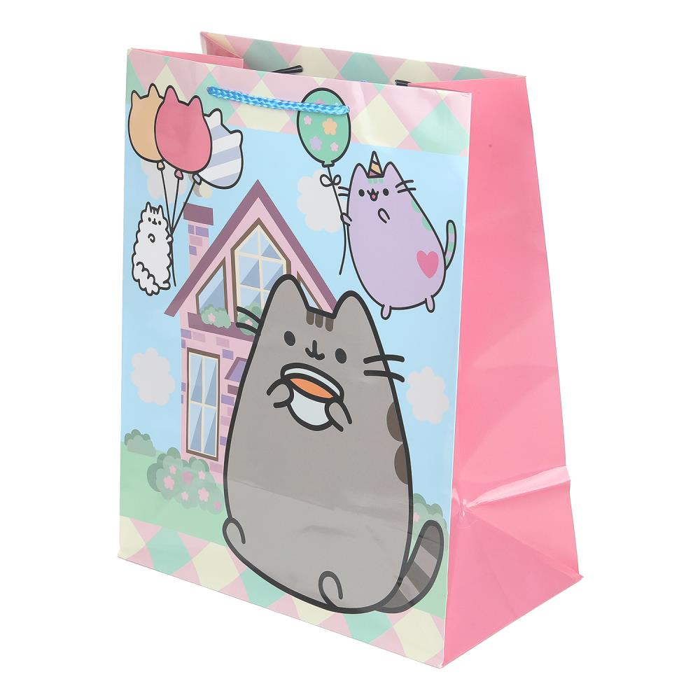 Пакет подарочный глянцевый L "Серый Кот", 140 гр/м Чудо праздник PL-130569-PUSH