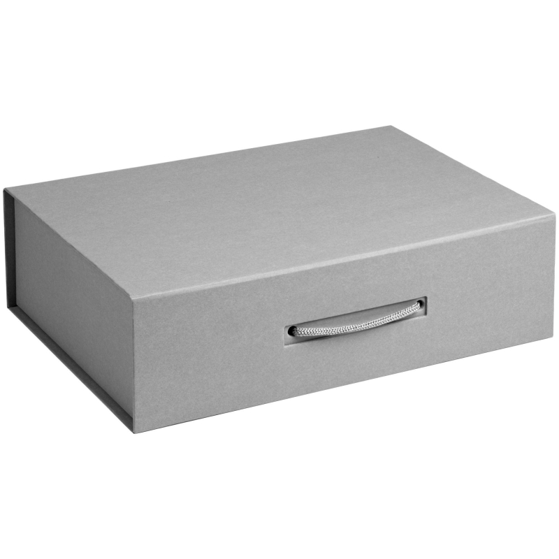 Коробка подарочная Case, 33,8х23,2х9,4см, серая матовая, 1142.11 Проект 111 1736778