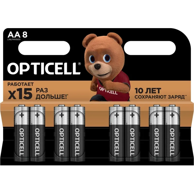 Батарейка OPTICELL Basic AA 8шт/уп 2057688 5051008