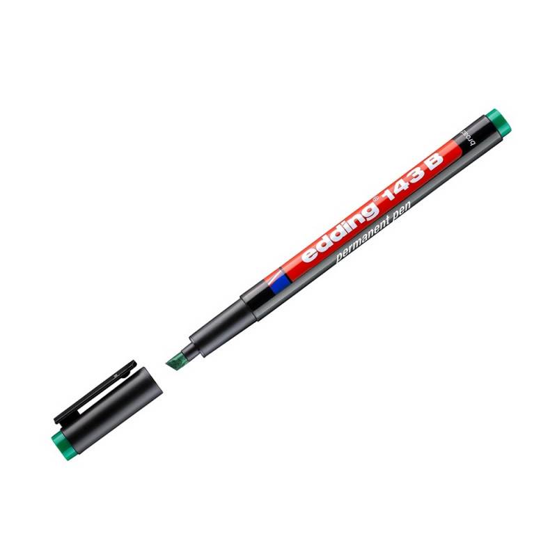 Маркер перманентный Edding зеленый (толщина линии 1-3 мм) 1183508