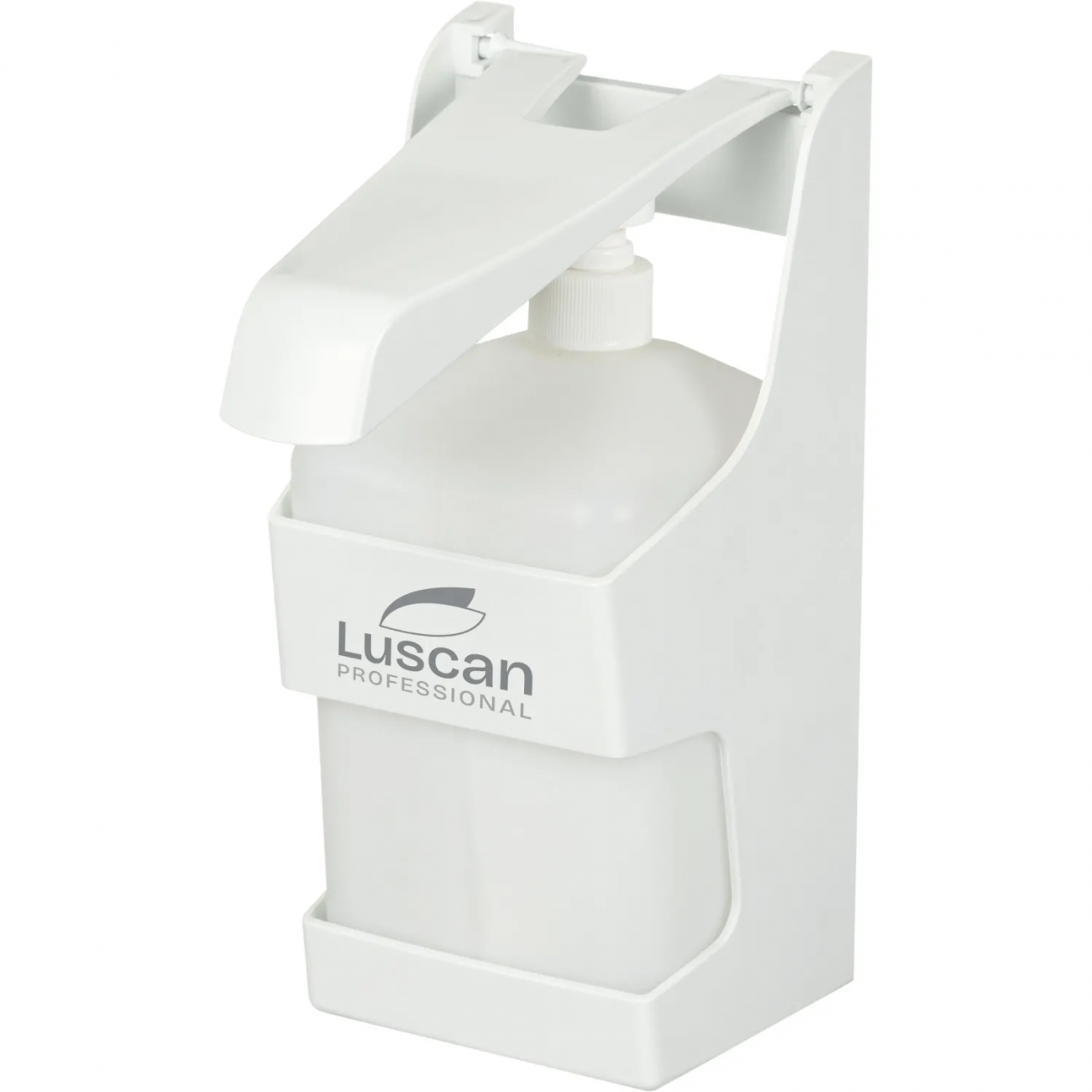 Дозатор д/дезин.ср-в и жид.мыла Luscan Prof Optima локтевой 1000мл белый 2321665