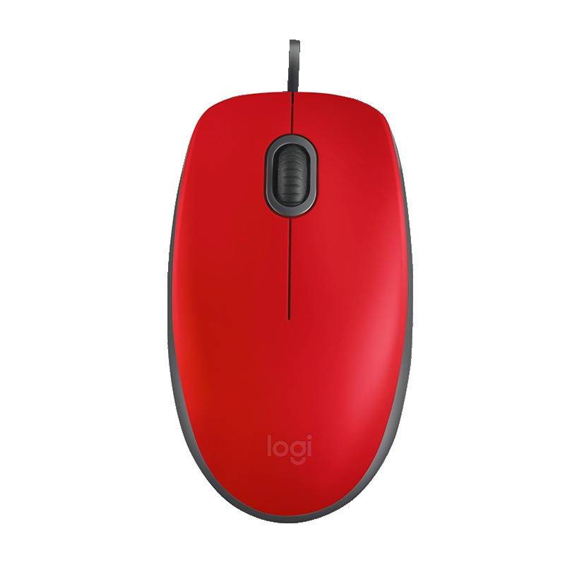 Мышь компьютерная Logitech M110 Silent USB красная (910-005489) 1003477