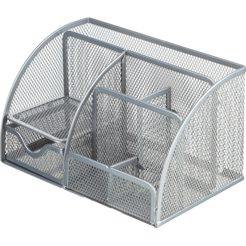 Подставка-органайзер д/канц.прин.7секц. Attache125x140x220мм мет.сет.сереб 1725309 LD01-708-3