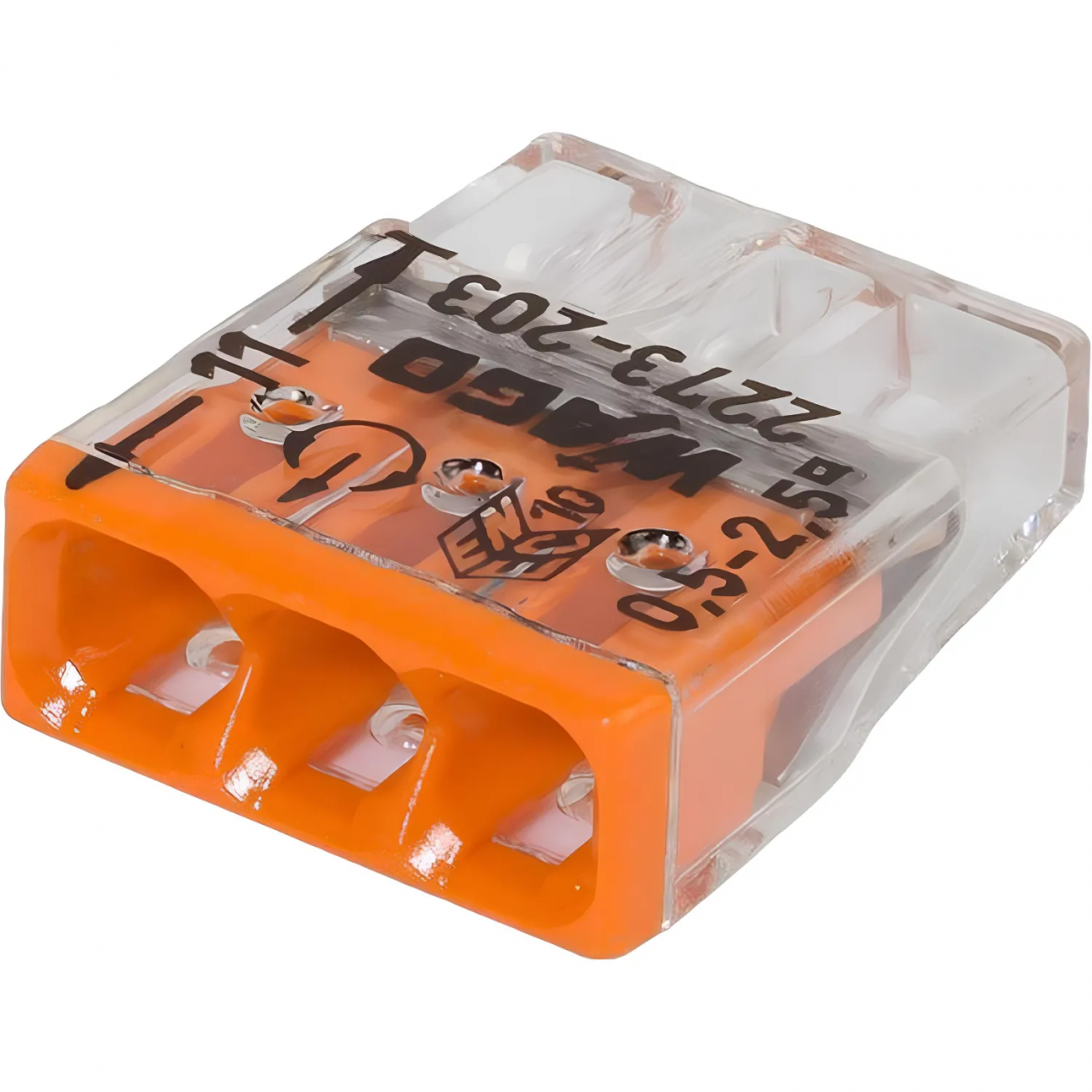 Клемма WAGO 2273-203 (3Х2,5мм2 без пасты) уп.(100шт) 2043536