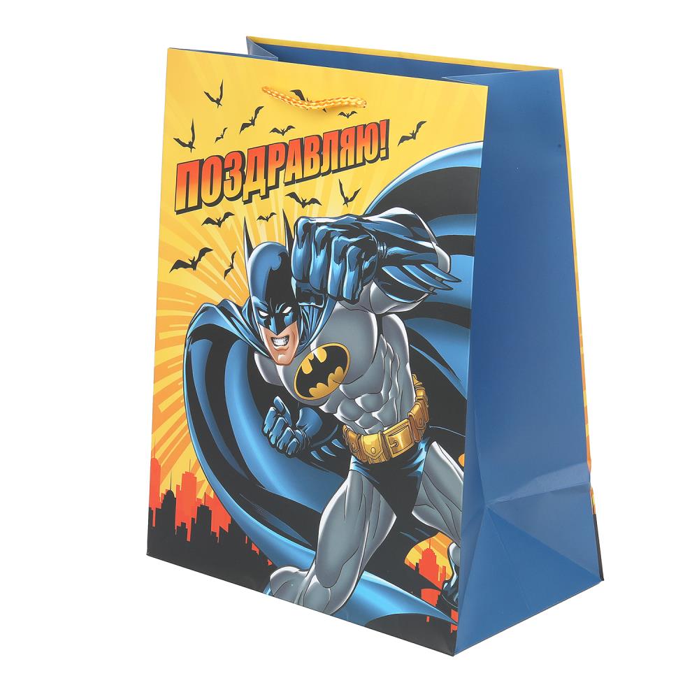 Пакет подарочный матовый L "Черный рыцарь", 140 гр/м Чудо праздник PL-128838-BAT