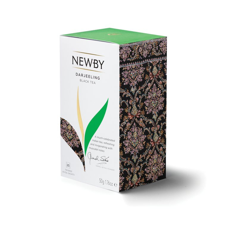 Чай Newby Дарджилинг черный 25 пакетиков 443308