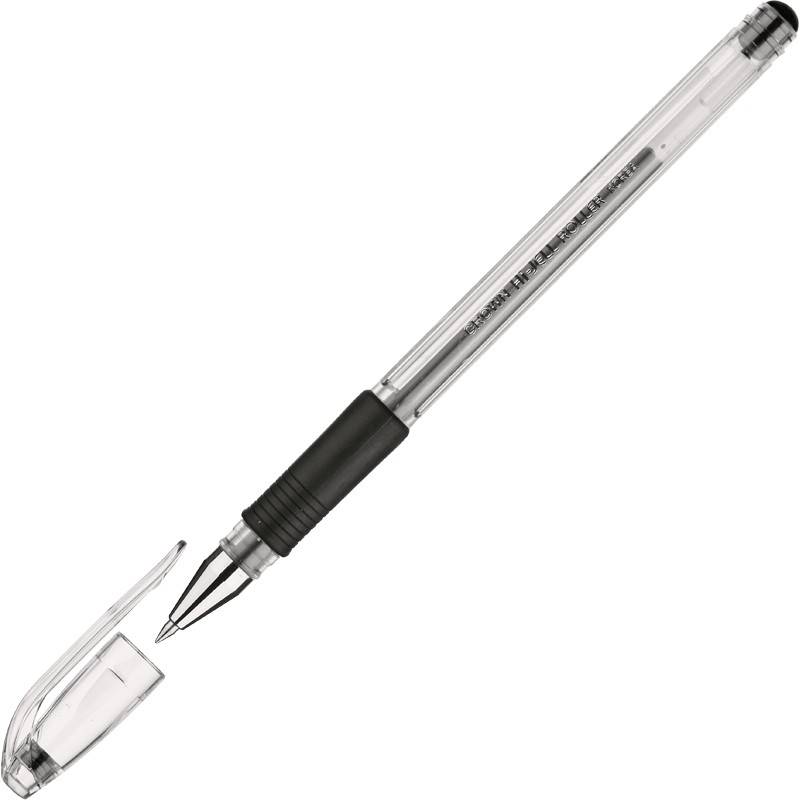 Ручка гелевая Crown HJR-500R черная (толщина линии 0.5 мм) 218850