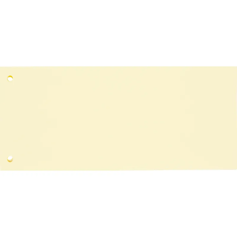 Разделитель листов разделительные полоски Комус, желтые, 100 шт./уп. 162427