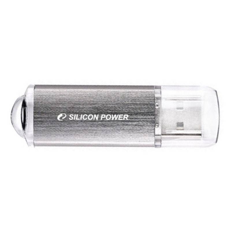 Флеш-память Silicon Power Ultima II-I 8 Gb USB 2.0 серебристая SP008GBUF2M01V1S 132399