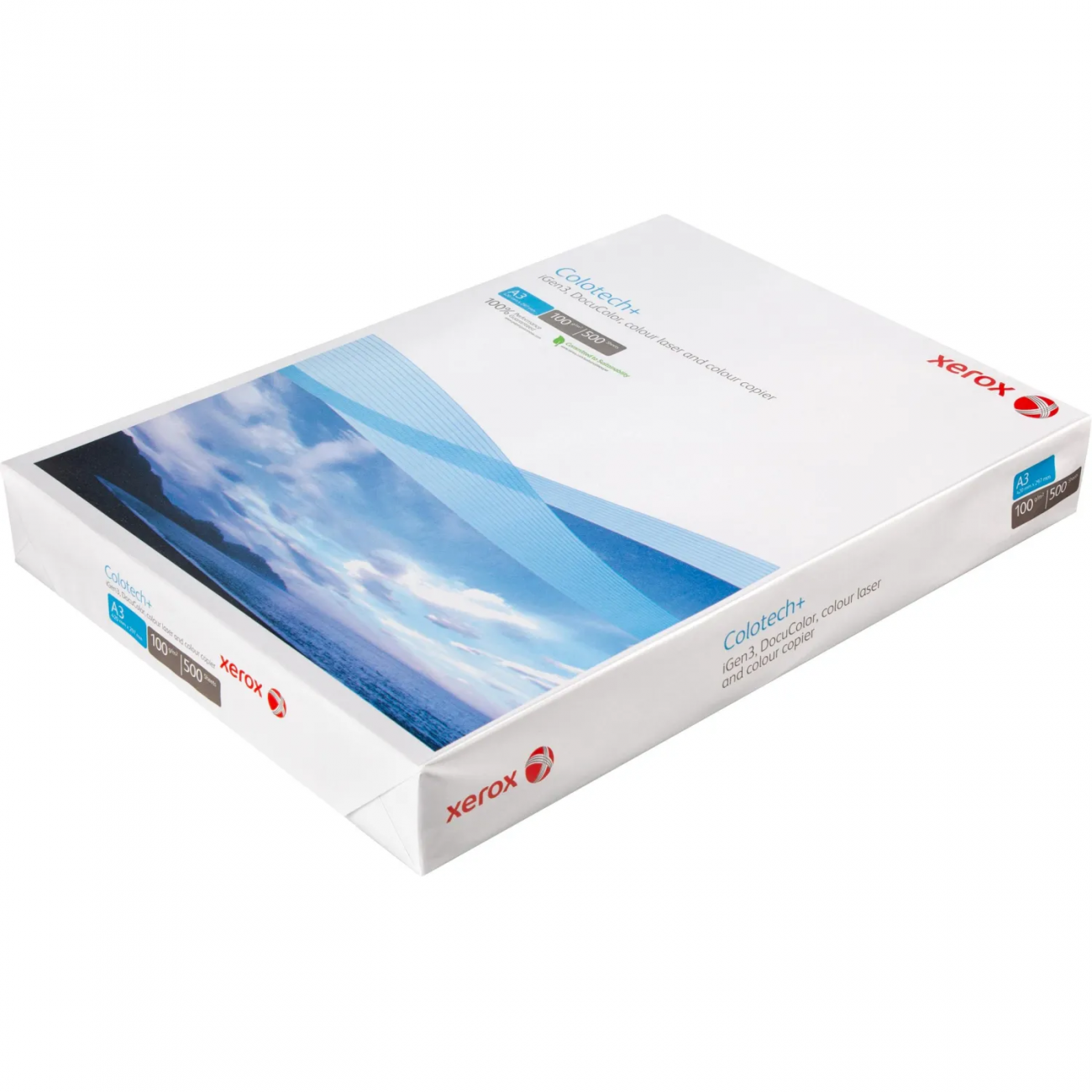 Бумага д/цв.лазер.печ. Xerox Colotech + ( A3, 100 г/кв.м, 500) 1850383 003R94647