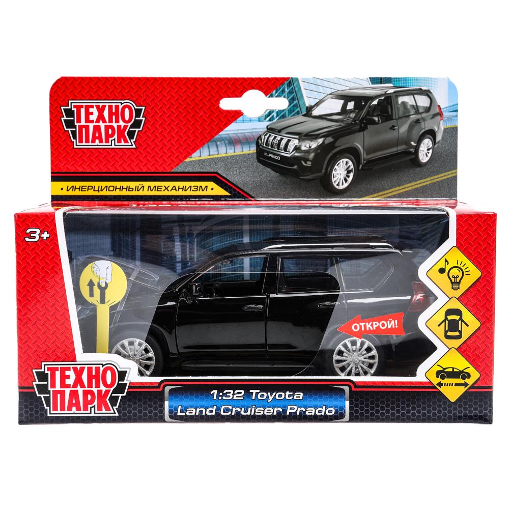 Машина металлическая, свет-звук, Тойота Лэнд Крузер Прадо,15 см. Технопарк SB-68482BL