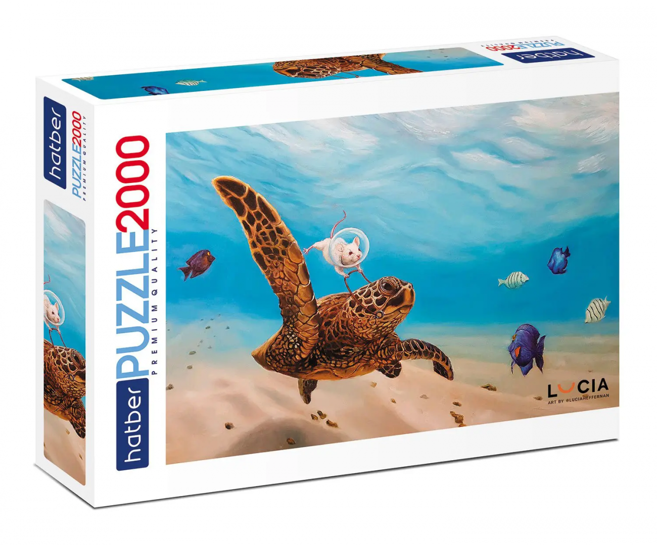 Пазл Hatber Premium Узнай себя! (Lucia Heffernan) 2000 элементов 980х680мм 085840